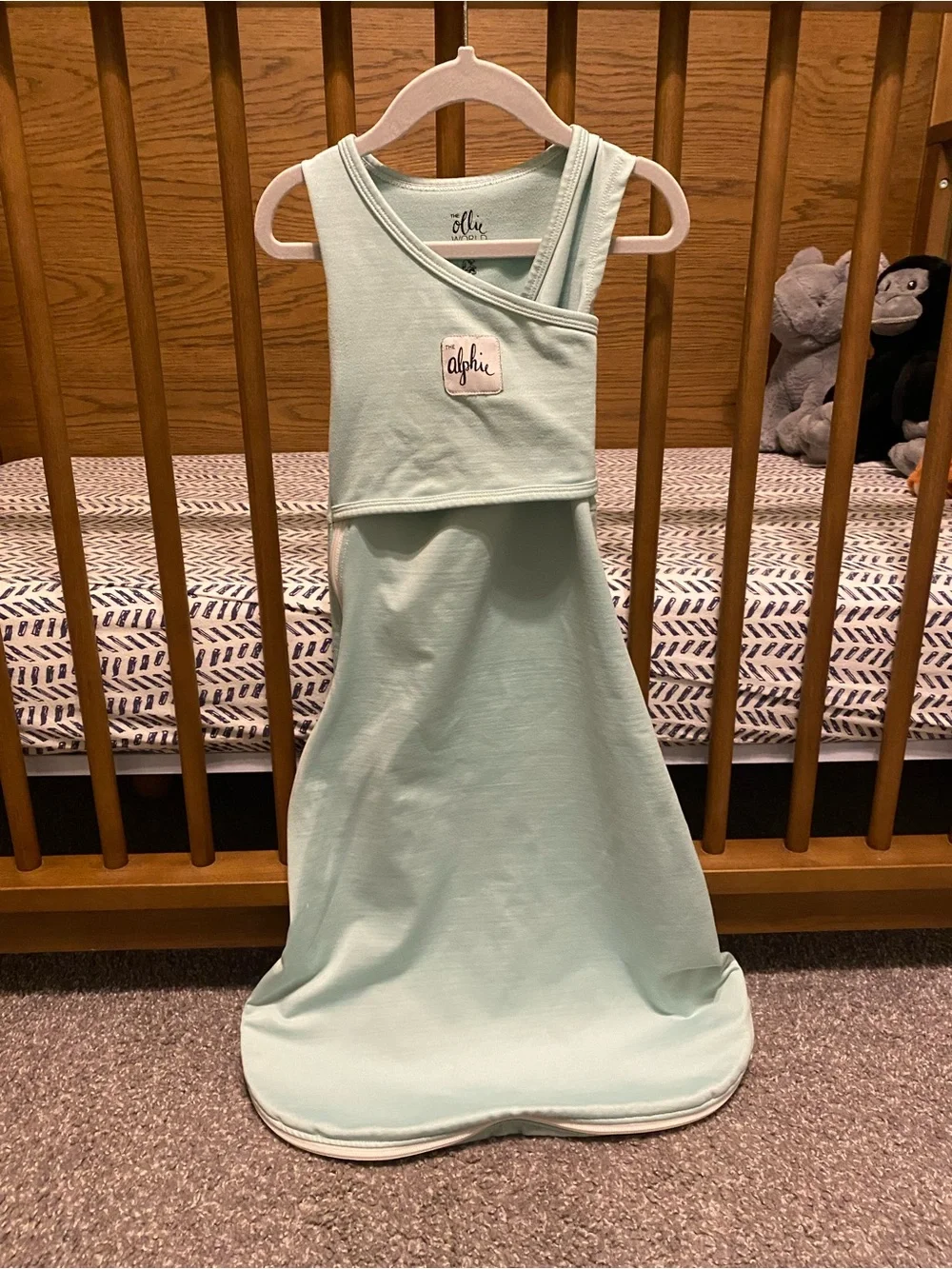 Alphie Lightweight Mint Sleeveless Sleep Sack for Babies